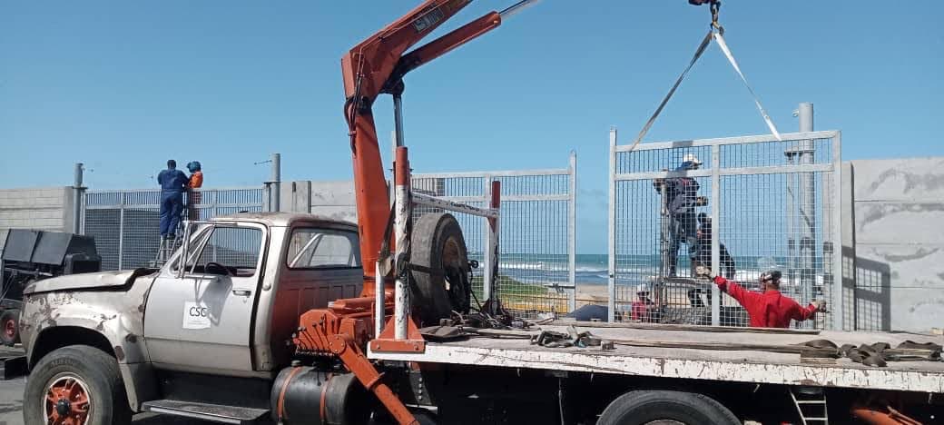 Muro Perimetral — Refinería El Palito